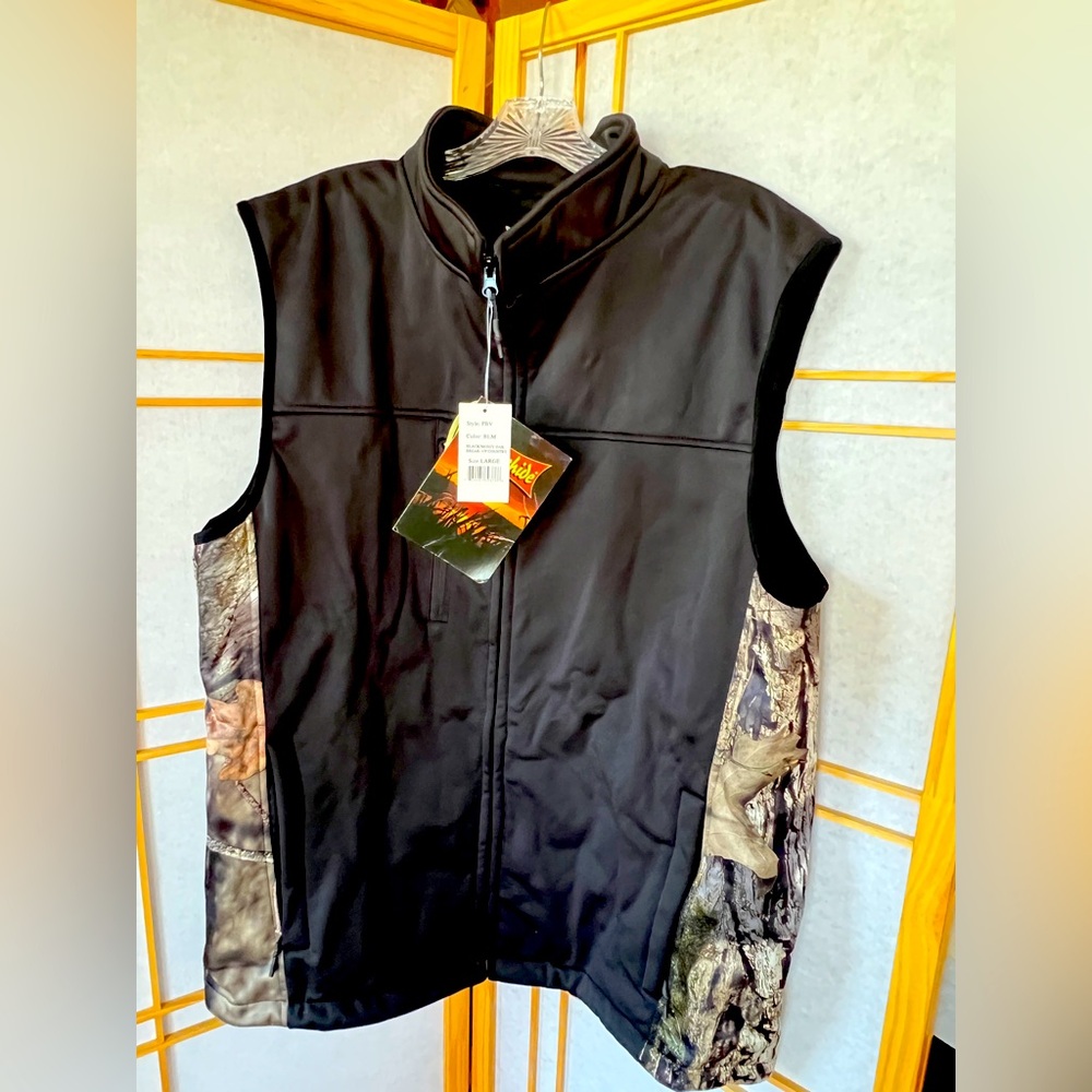 Gamehide Hunting Black and Brown Camouflage Outdoor Vest